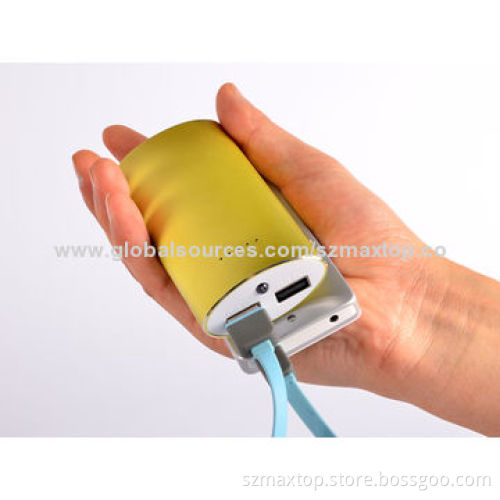 Special Mobile Phone Power Bank, 5200mAh Aluminum, with LED Light Function